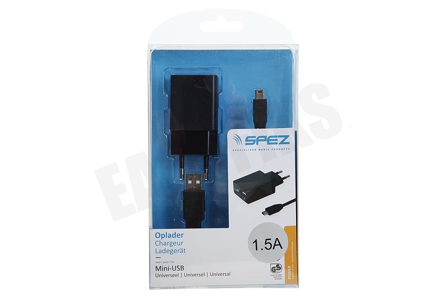 Spez Oplader Mini USB, 1.5A