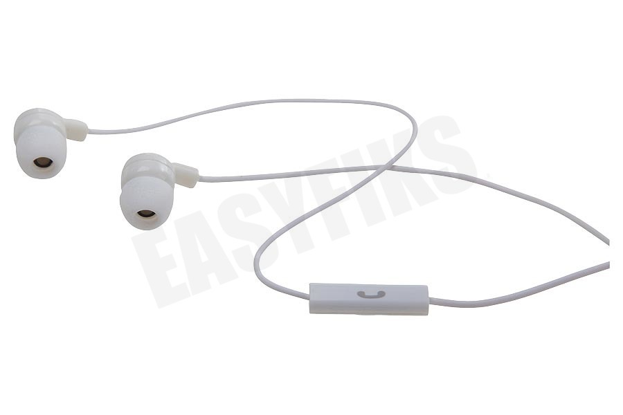 Spez Stereo headset In-ear met opname knop, Wit