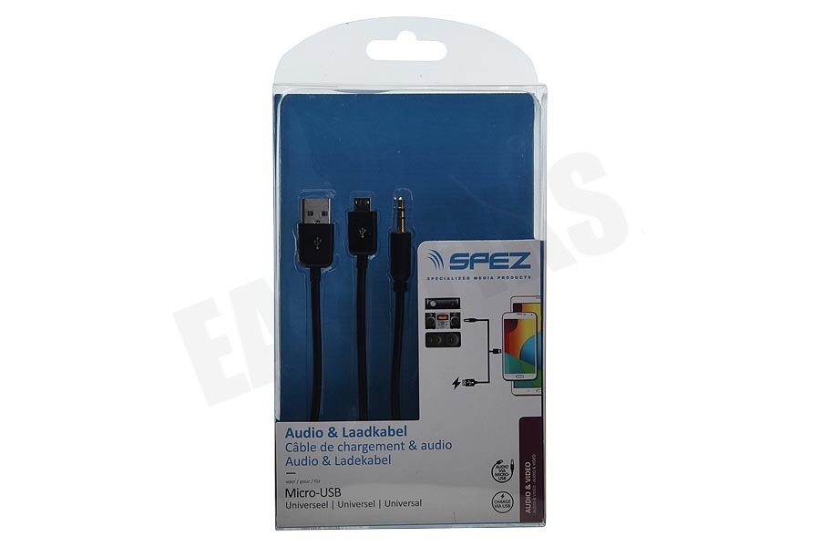 Spez Audio kabel Audio- en Laadkabel 120cm