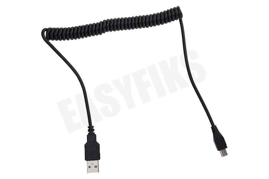 Spez USB Kabel Mini USB, Spiraal, Max. 100cm