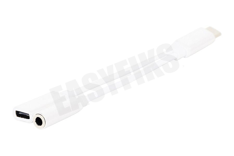 Spez Verloopkabel USB C male naar USB C/audio female 15cm