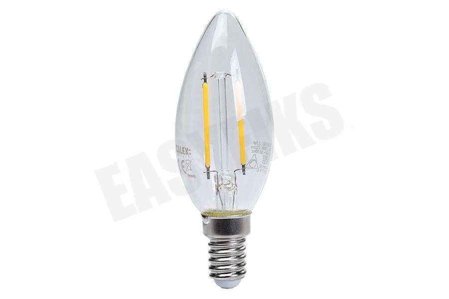 Calex 474490 Calex LED volglas Filament Kaarslamp Helder 3,5W 350lm