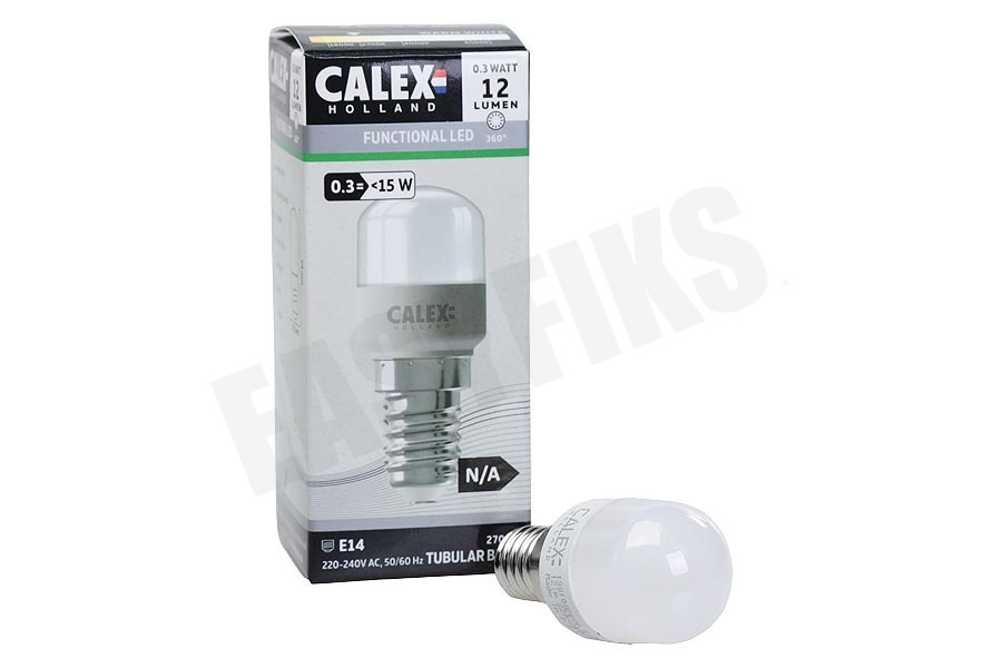 Calex 472904 Calex LED Buislamp 240V 0,3W E14 T20, 2700K