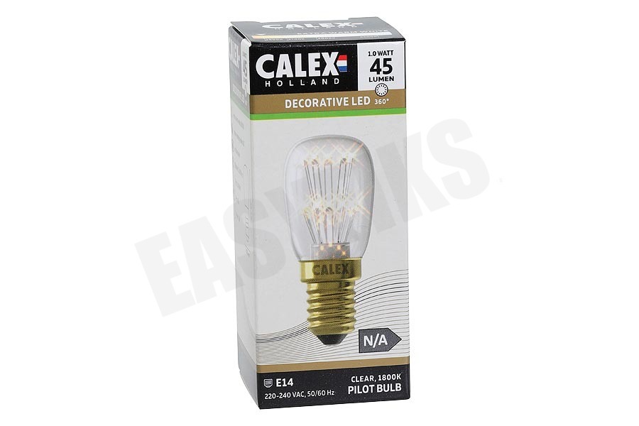 Calex 474470 Calex Pearl LED Schakelbordlamp 240V 1,0W E14 T26x60mm