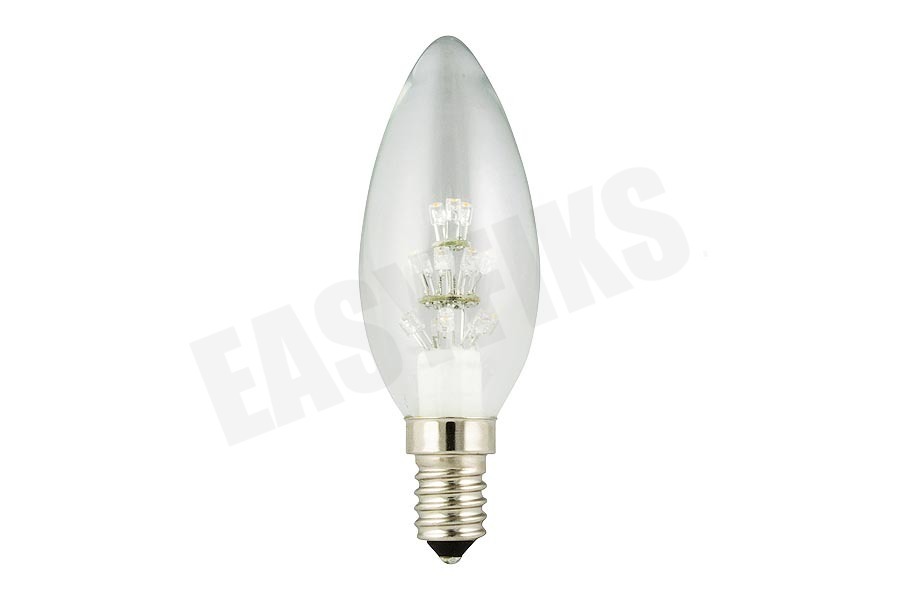 Calex 474464 Calex Pearl LED Kaarslamp 240V 1,0W E14 B35, 20-leds