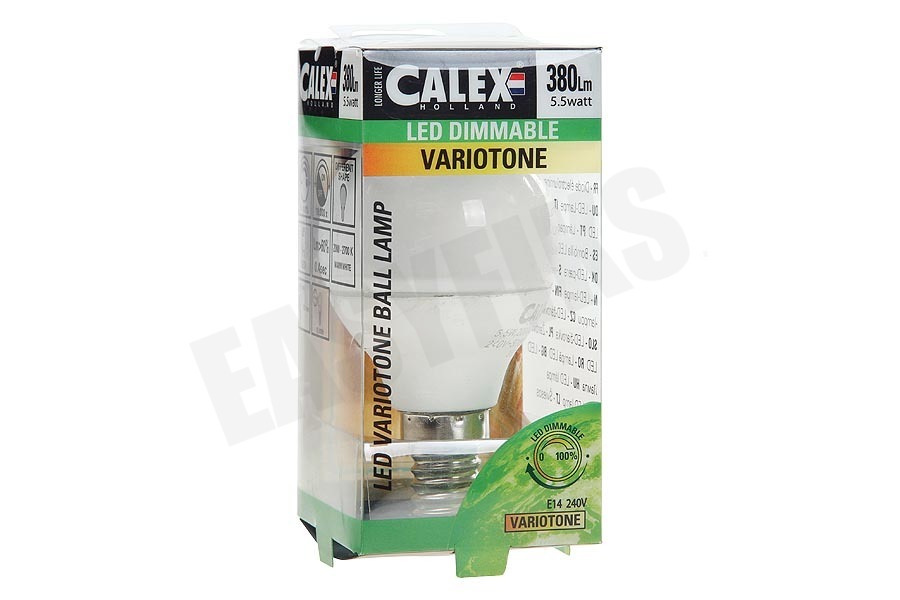 Calex 422200 Calex Satin Crystal LED Kogellamp 5,5W 380lm E14 P45
