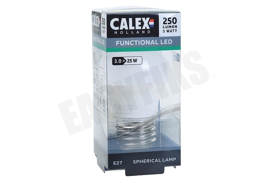 Calex 472746.1 Calex LED Kogellamp 240V 3Watt E27 P45, Flame 200 lumen