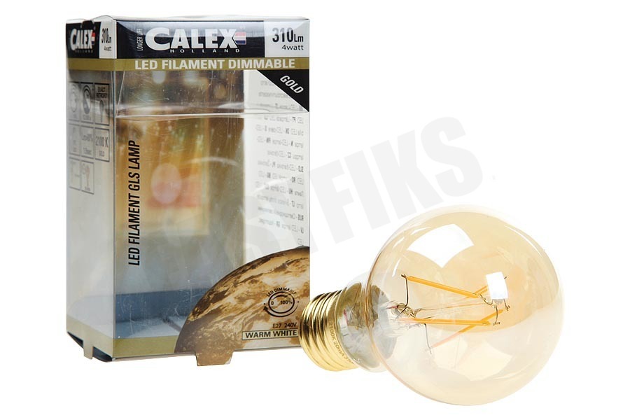Calex 474504 Calex LED Volglas Filament Standaardlamp 4W 310lm E27