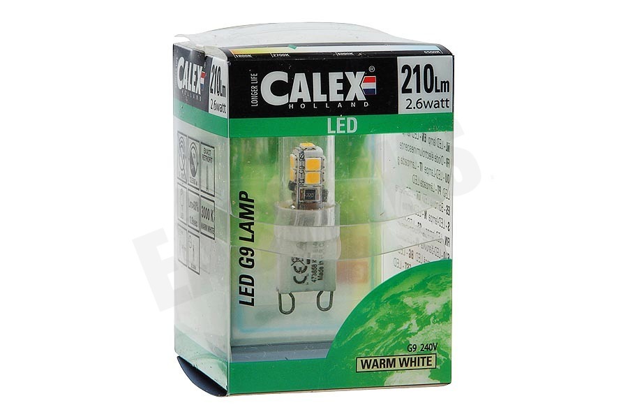 Calex 473859 Calex LED G9 240V 2,2W 210lm 3000K glas buis