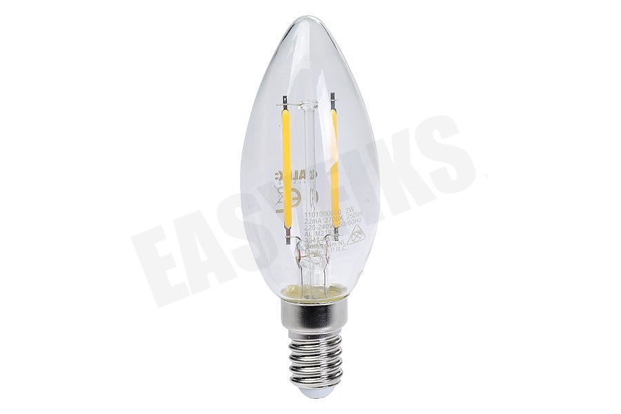 Calex 425002 Calex LED Volglas Filament Kaarslamp 240V 2W 200lm E14