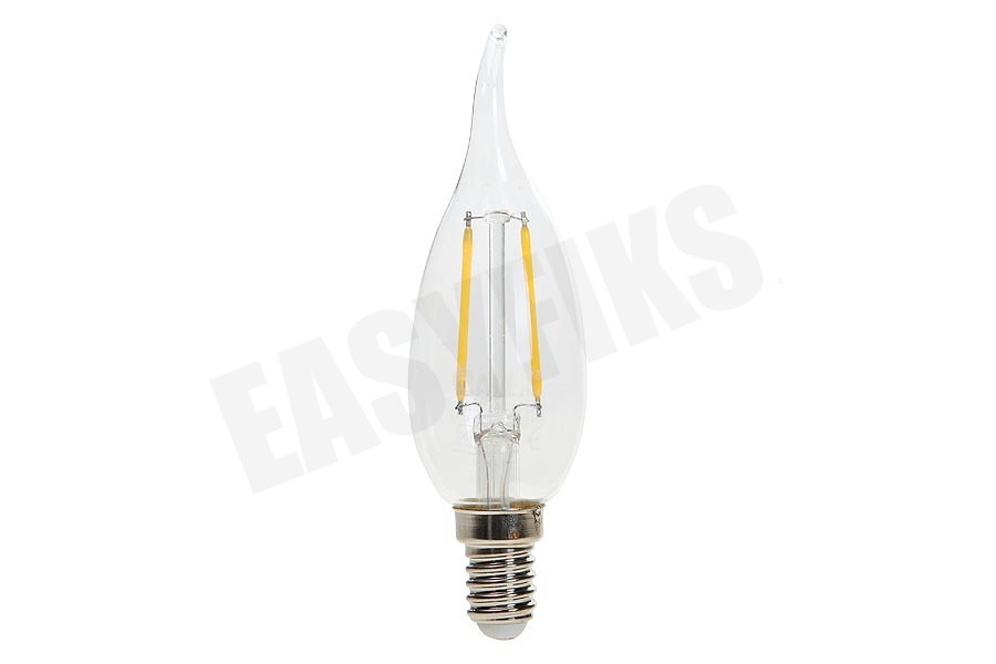 Calex 425052 Calex LED Volglas Filament Tip-Kaarslamp 2W 200lm E14