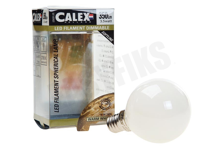 Calex 474484 Calex LED Volglas Filament Kogellamp 3,5W 350lm E14