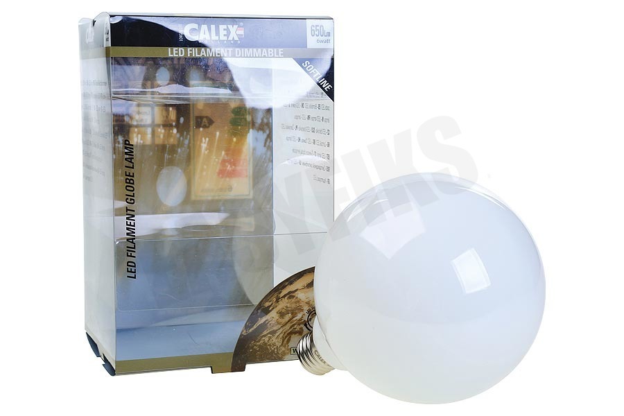 Calex 425486 Calex LED volglas LangFilament Globelamp E27 6W