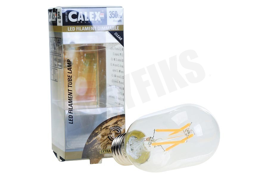 Calex 425496 Calex LED volglas Lang Filament Tube lamp 4W E27