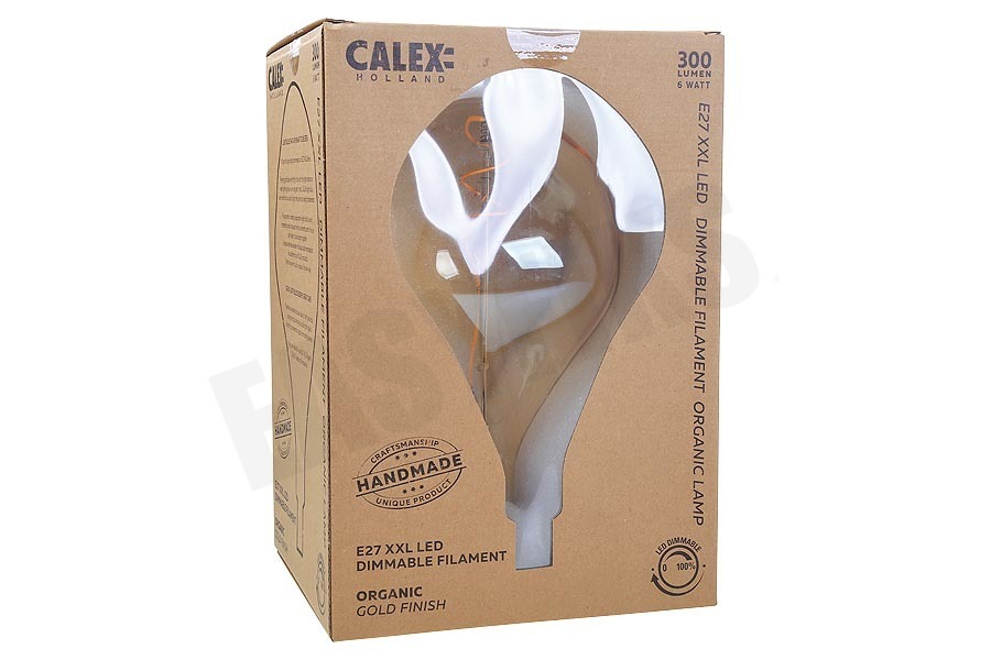 Calex 425903 Calex XXL Organic Dimbaar 6W E27 PS165 Gold