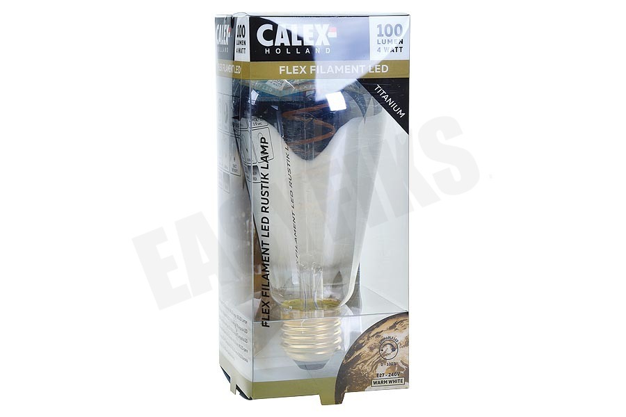 Calex 425753.1 Calex LED Volglas Flex Filament 4W E27 Titanium ST64
