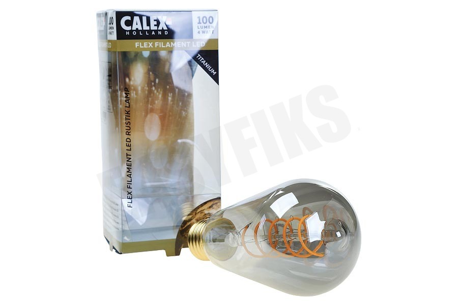 Calex 425753.1 Calex LED Volglas Flex Filament 4W E27 Titanium ST64