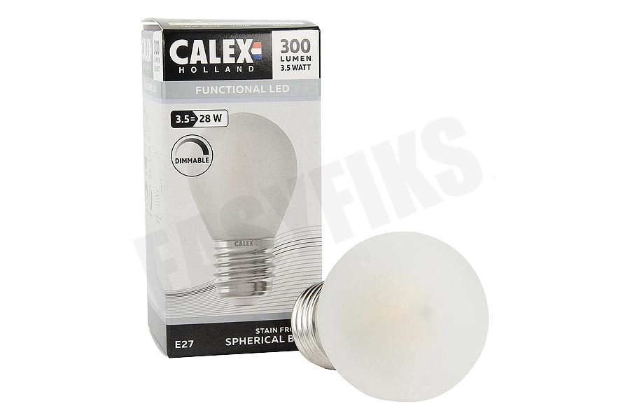 Calex 474488 Calex Volglas Filament P45 E27 3,5W Mat Dimbaar