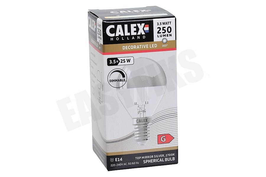 Calex Calex LED Filament Kopspiegel 4W E14 P45 Dimbaar