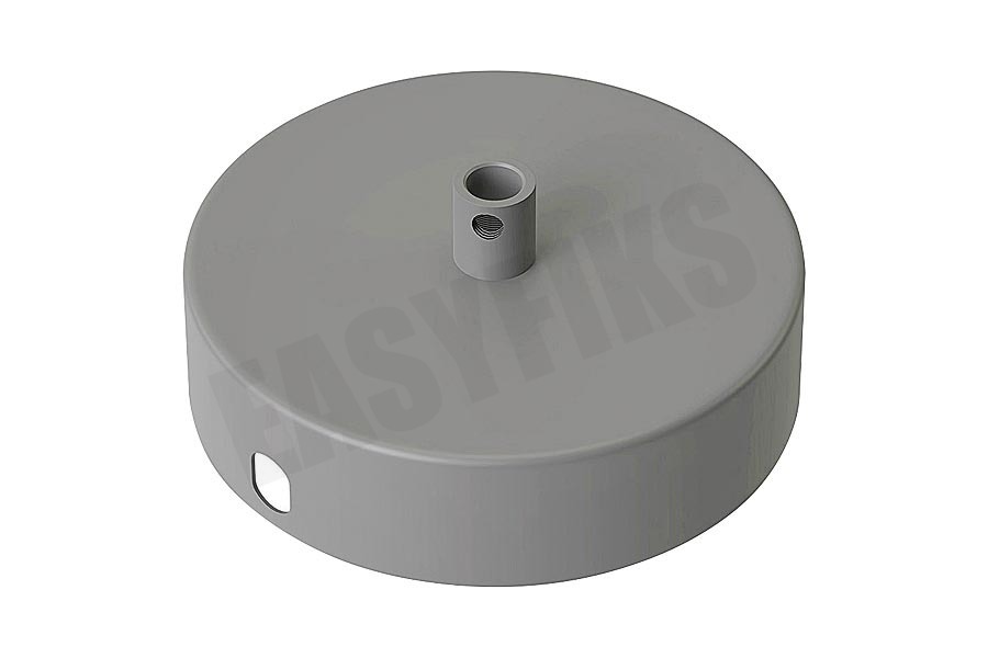 Calex 940026 Calex Metalen Plafondplaat 100mm Beton Kleur 1 Gat