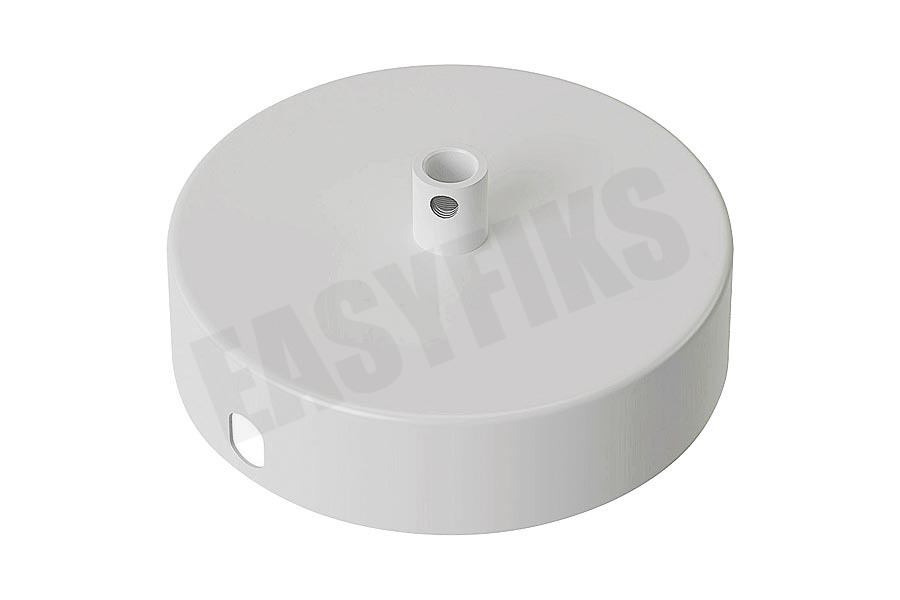 Calex 940020 Calex Metalen Plafondplaat 100mm Mat Wit 1 Gat