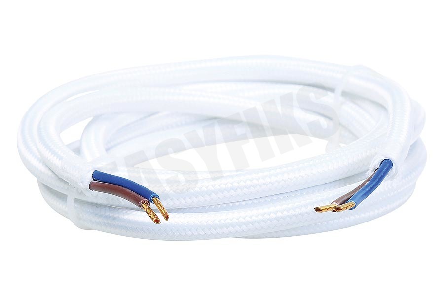 Calex 940210 Calex Textiel Omwikkelde Kabel Wit 1,5m