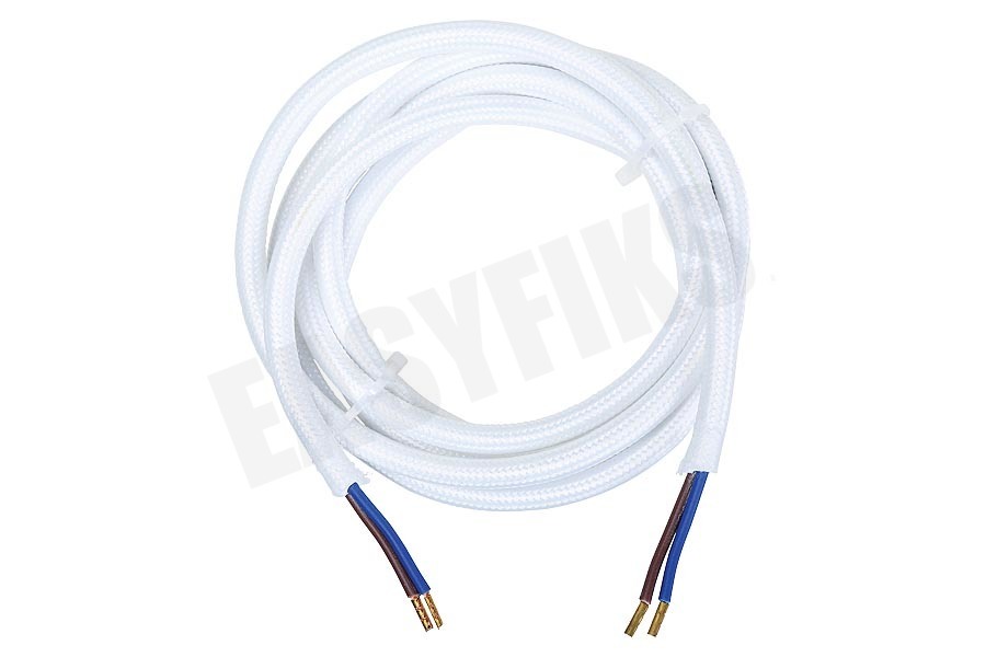 Calex 940210 Calex Textiel Omwikkelde Kabel Wit 1,5m