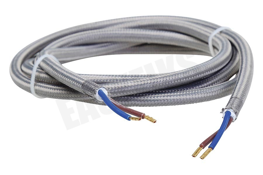 Calex 940218 Calex Textiel Omwikkelde Kabel Grijs 1,5m