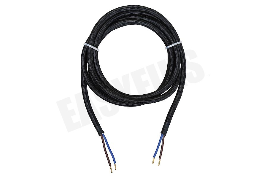 Calex 940212 Calex Textiel Omwikkelde Kabel Zwart 1,5m