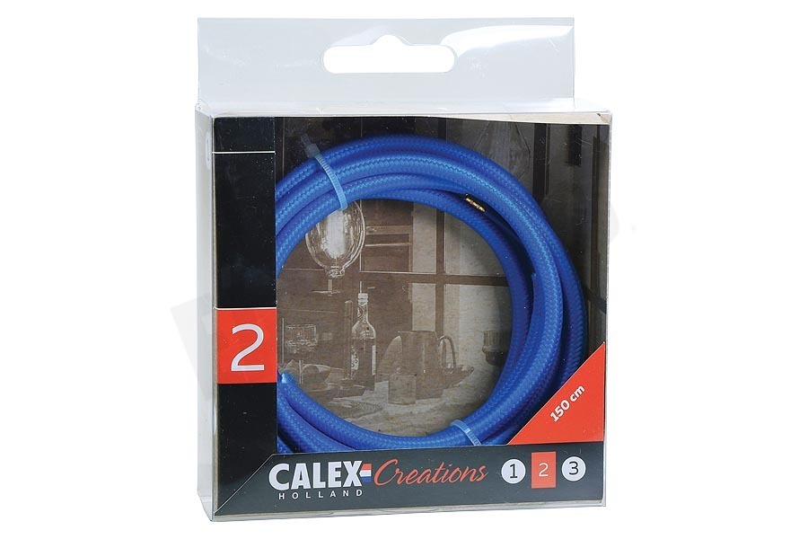 Calex 940230 Calex Textiel Omwikkelde Kabel Blauw 1,5m