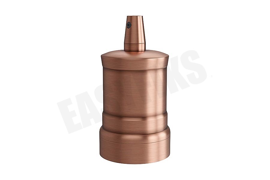 Calex 940442 Calex Aluminium Lamphouder Mat Koper E27 Piek Model