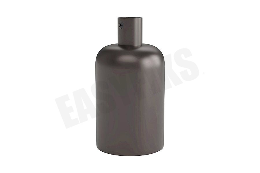 Calex 940402 Calex Aluminium Lamphouder Mat Parel Zwart E27 40mm
