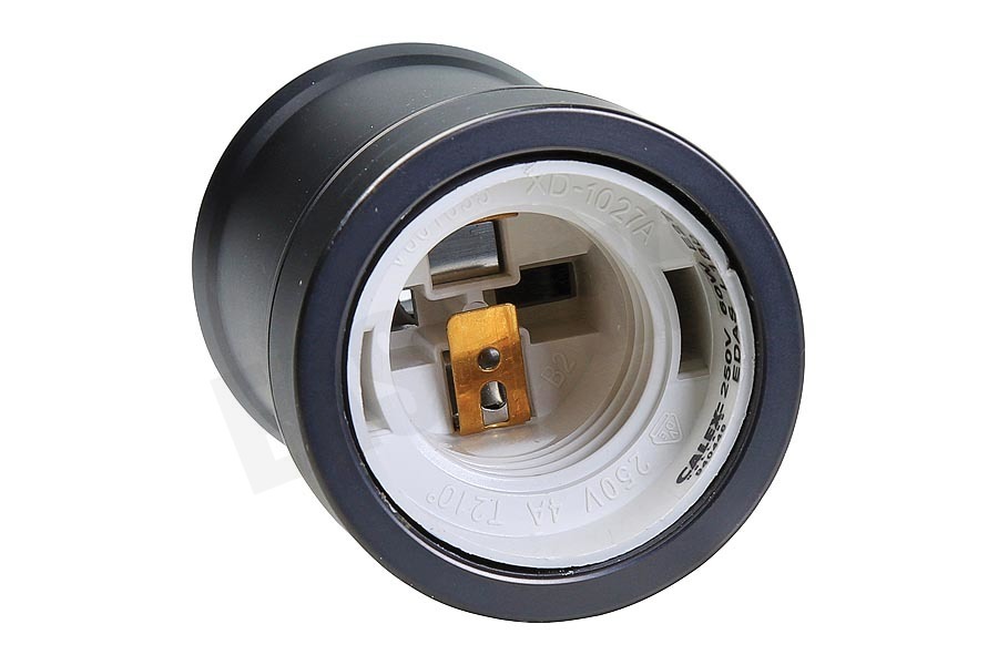 Calex 940446 Calex Aluminium Lamphouder Parel Zwart E27 Piek Model