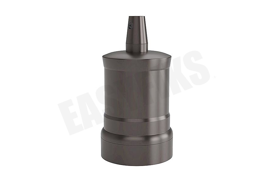 Calex 940446 Calex Aluminium Lamphouder Parel Zwart E27 Piek Model
