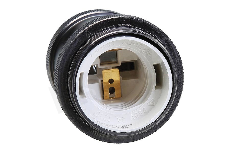 Calex 940464 Calex Aluminium Lamphouder Parel Zwart E27 Piek Model