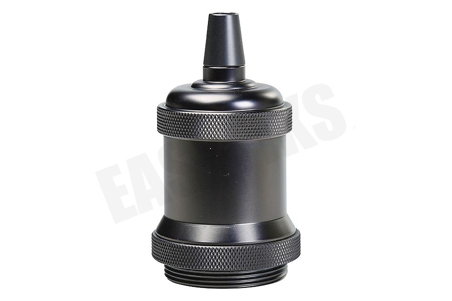 Calex 940464 Calex Aluminium Lamphouder Parel Zwart E27 Piek Model