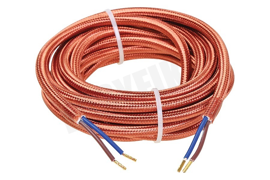 Calex 940274 Calex Textiel Omwikkelde Kabel Metallic Bruin 3m