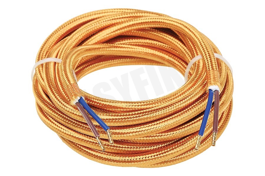 Calex 940266 Calex Textiel Omwikkelde Kabel Goud 3m