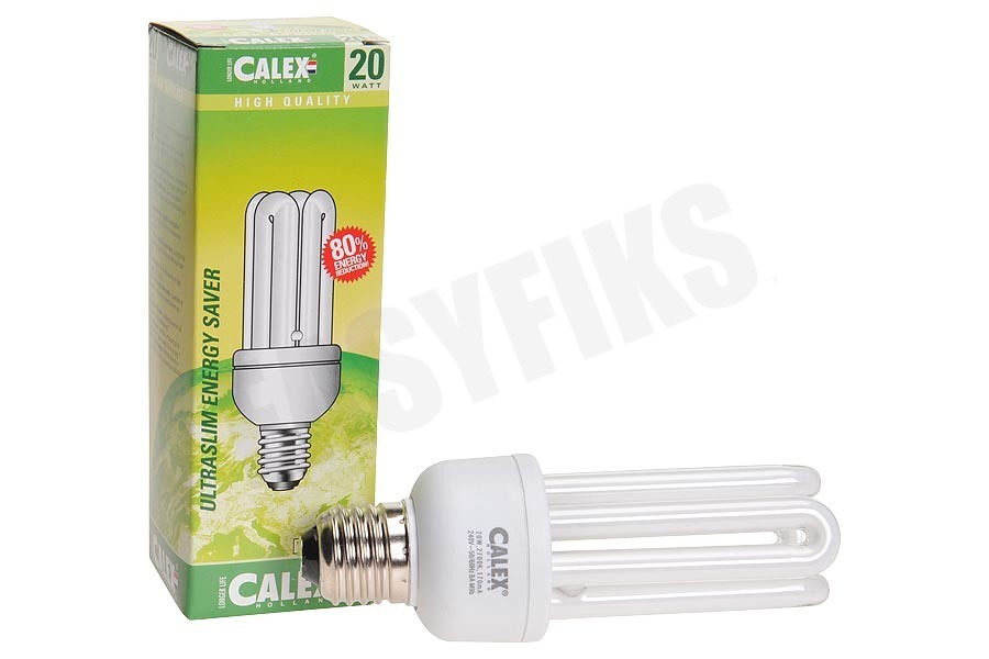 Calex 575376 Calex Mini Spaarlamp 240V 20W E27 2700K