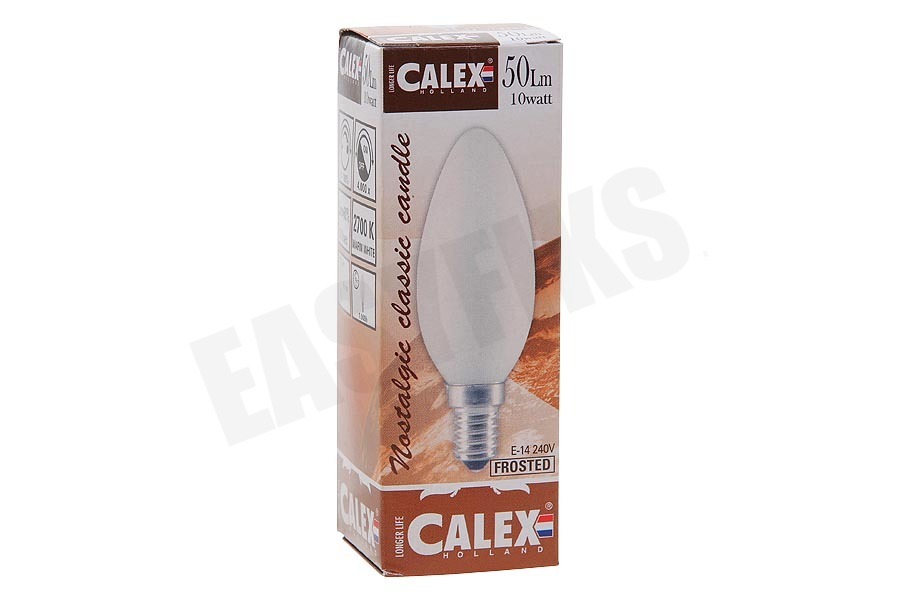 Calex 413334 Calex Kaarslamp 240V 10W 50lm E14 mat