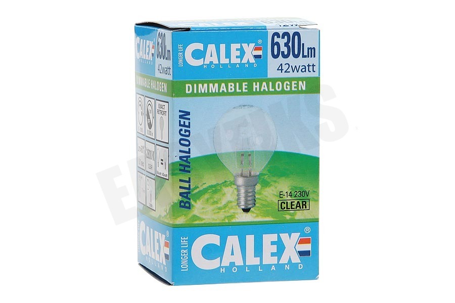 Calex 507780 Calex Spaar Halogeen Kogellamp 230V 42W(56W) E14 P45