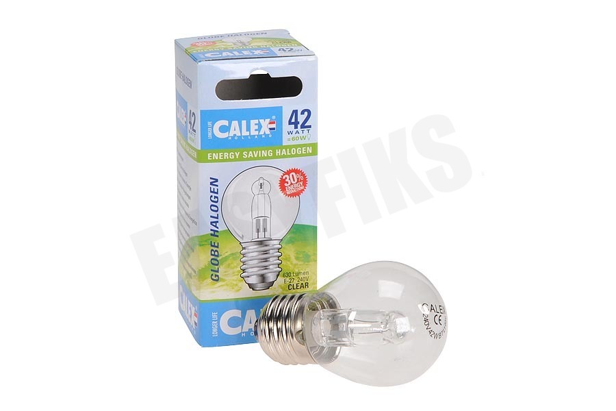 Calex 507860 Calex Spaar Halogeen Kogellamp 230V 42W(56W) E27 P45