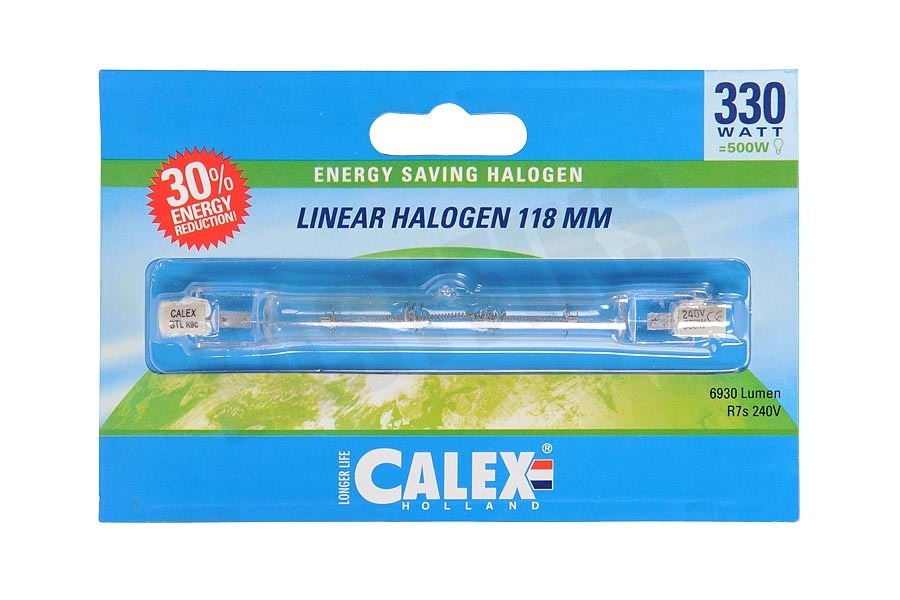Calex 509134 Calex Spaar Halogeenlamp 230V 330W(425W) R7s 10x118mm