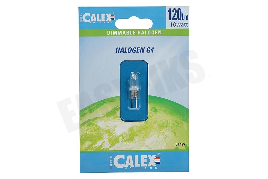 Calex 509610 Calex Spaar Halogeenlamp 12V 10W(16W) G4