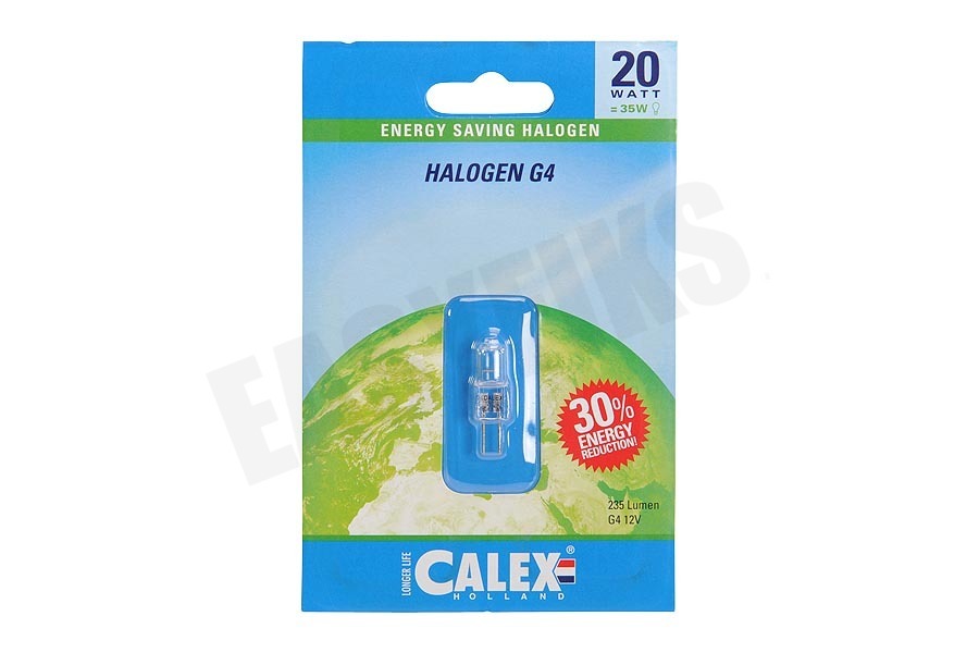 Calex 509616 G4 20W 12V 235lm Calex Halogeenlamp