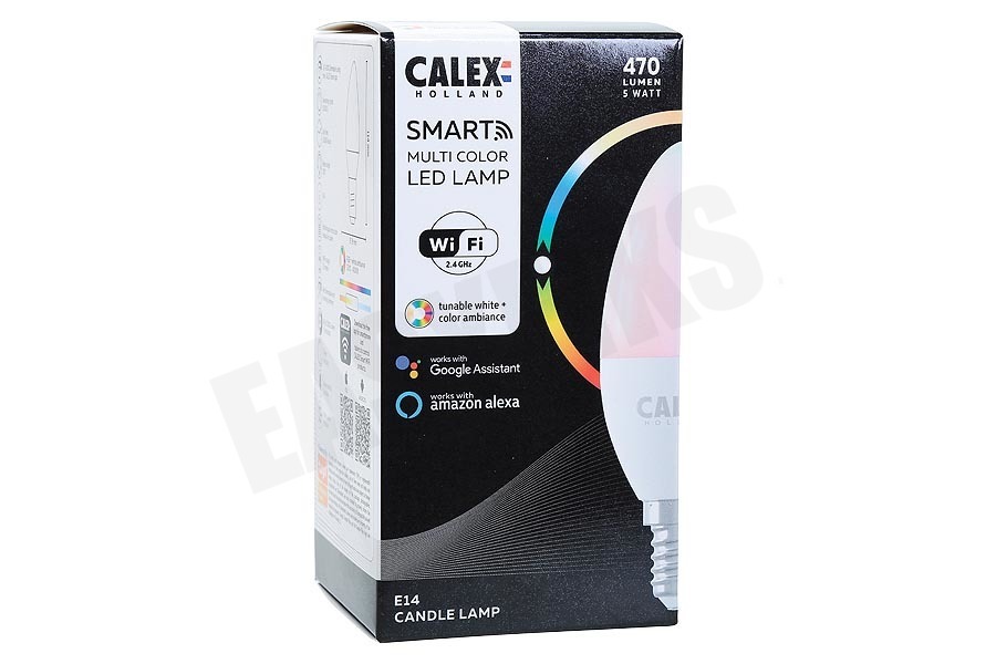Calex Smart LED Kaars lamp E14 SMD RGB Dimbaar