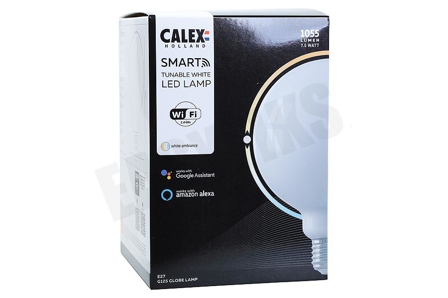 Calex Smart LED Filament Softline Globelamp E27 Dimbaar 7,5W