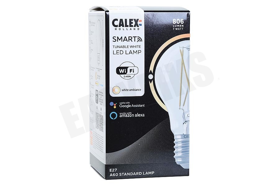 Calex Smart LED Filament Clear Standaardlamp E27 Dimbaar