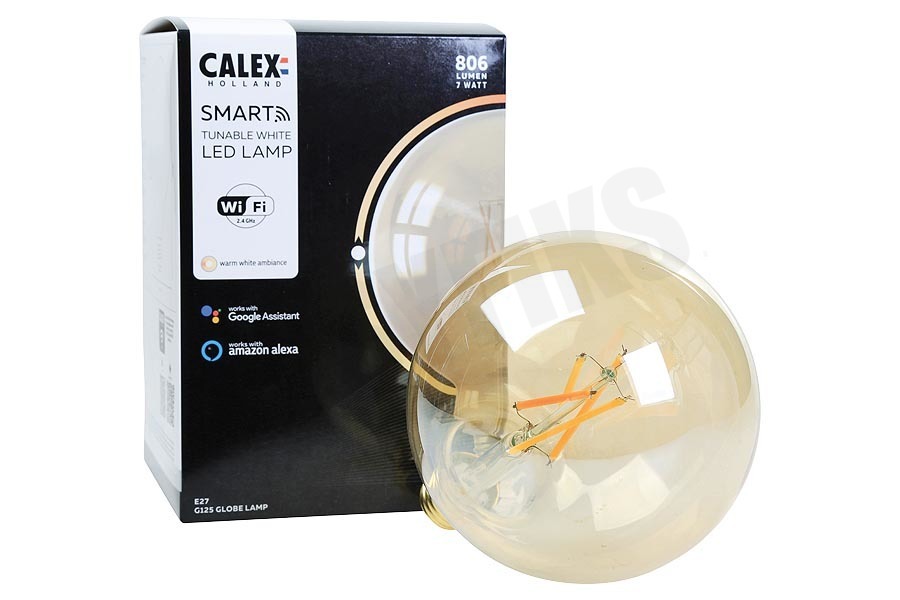 Calex Smart LED Filament Rustic Gold Globelamp E27 Dimbaar