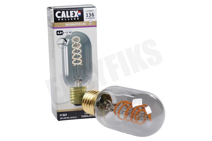 Calex Buis LED lamp Flexible Filament Titanium E27 Dimbaar